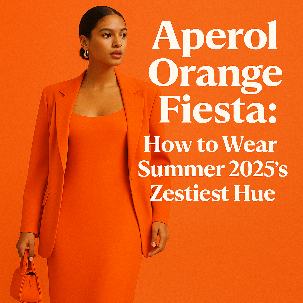 Aperol Orange Fiesta: How to Wear Summer 2025’s Zestiest Hue